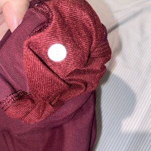 Maroon lululemon joggers